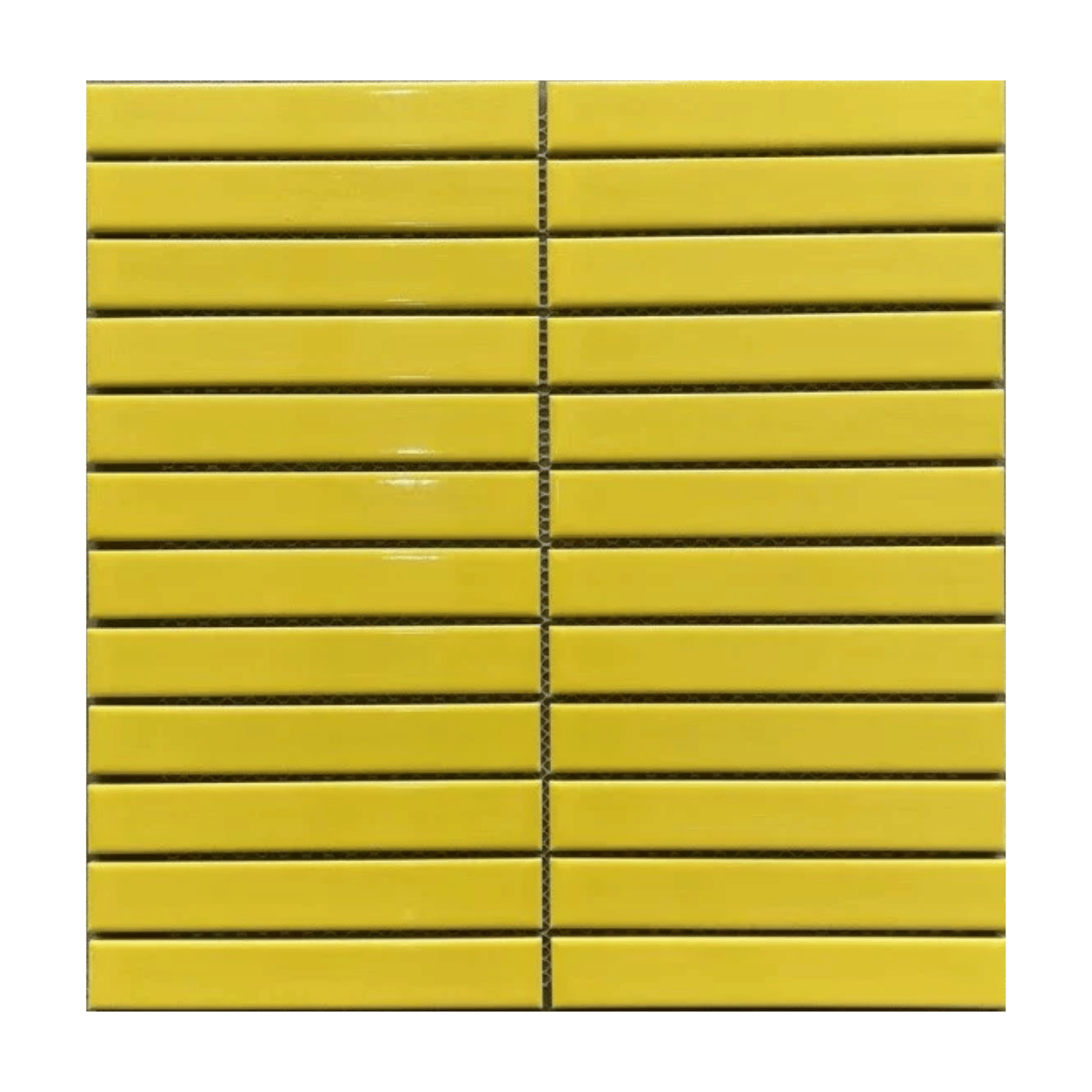 โมเสค TIMELESS TILES รุ่น RM STRIP MOSAIC TILES ขนาด 29.5X28 ซม. สีเหลือง ผิวเงา (ราคา/ตร.ม.)_0